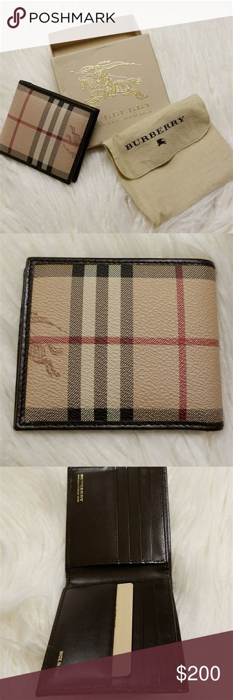 replica burberry mens wallet|authentic burberry.